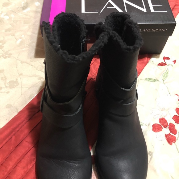Lane Bryant mid calf boots. Size 10 W. - Picture 2 of 4